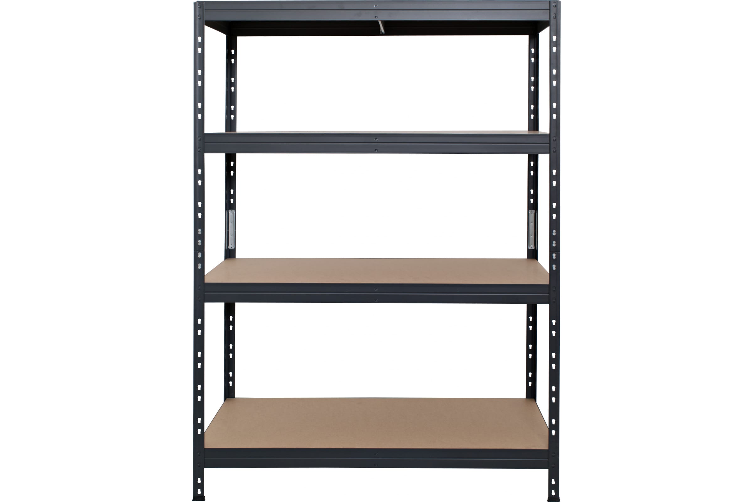 AR SHELVING Стеллаж металлический Rivet Stabil L 180x120x45, цвет серый, 4 полки ХДФ TR18S