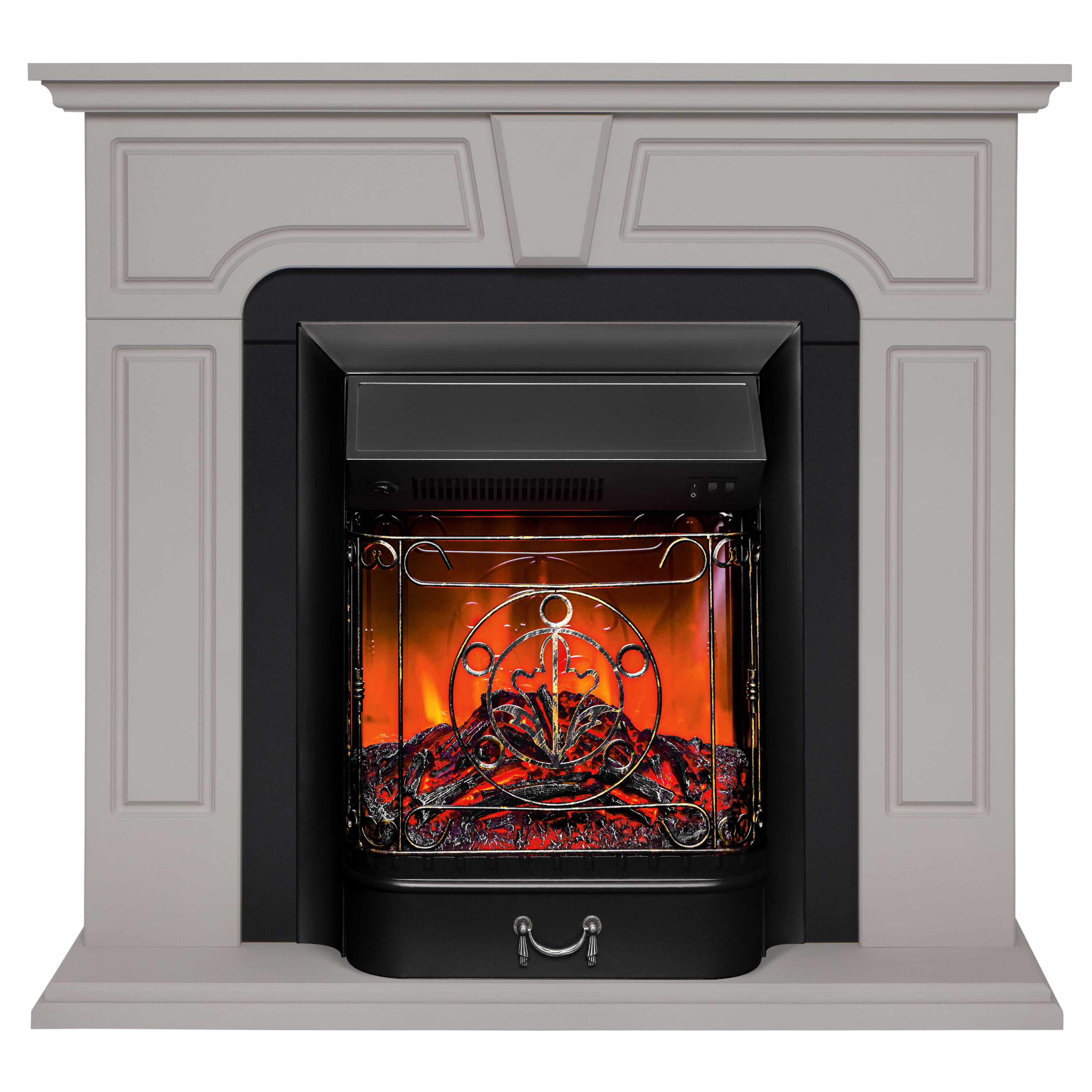 Электрокамин RealFlame Theodor BG-F615 с очагом Majestic Lux Black