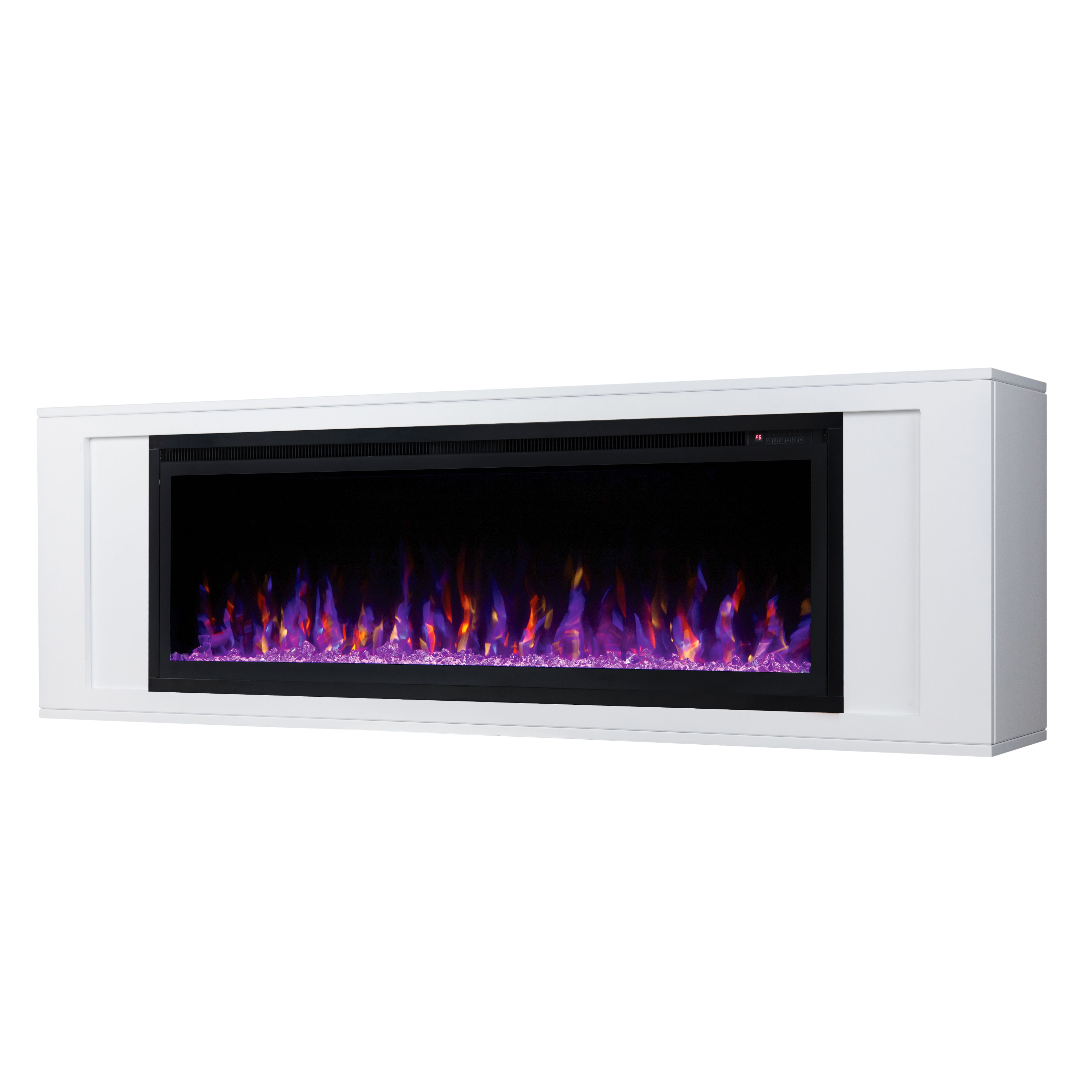 Электроочаг RealFlame Saphir 50 Pro, кристаллы. 6 вариантов цвета пламени