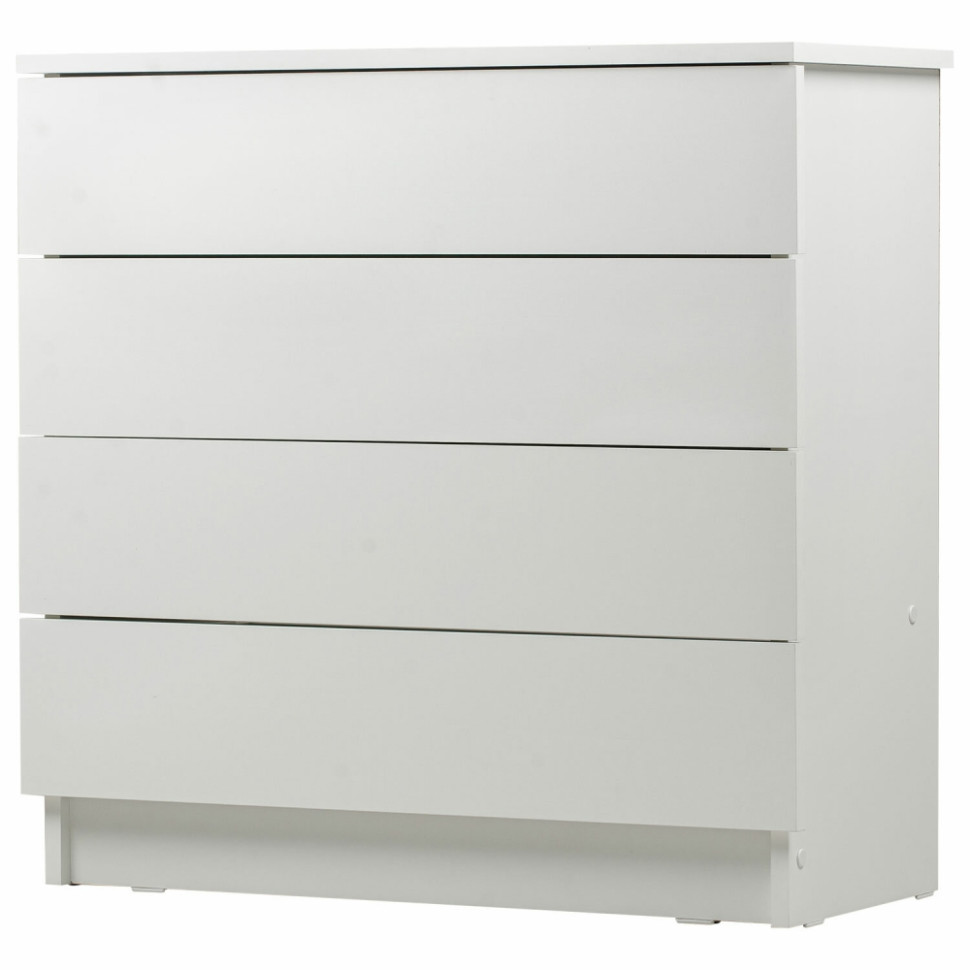 Комод BRABIX Scandi CM-001, 750х330х730 мм, 4 ящика, ЛДСП, белый, 941900