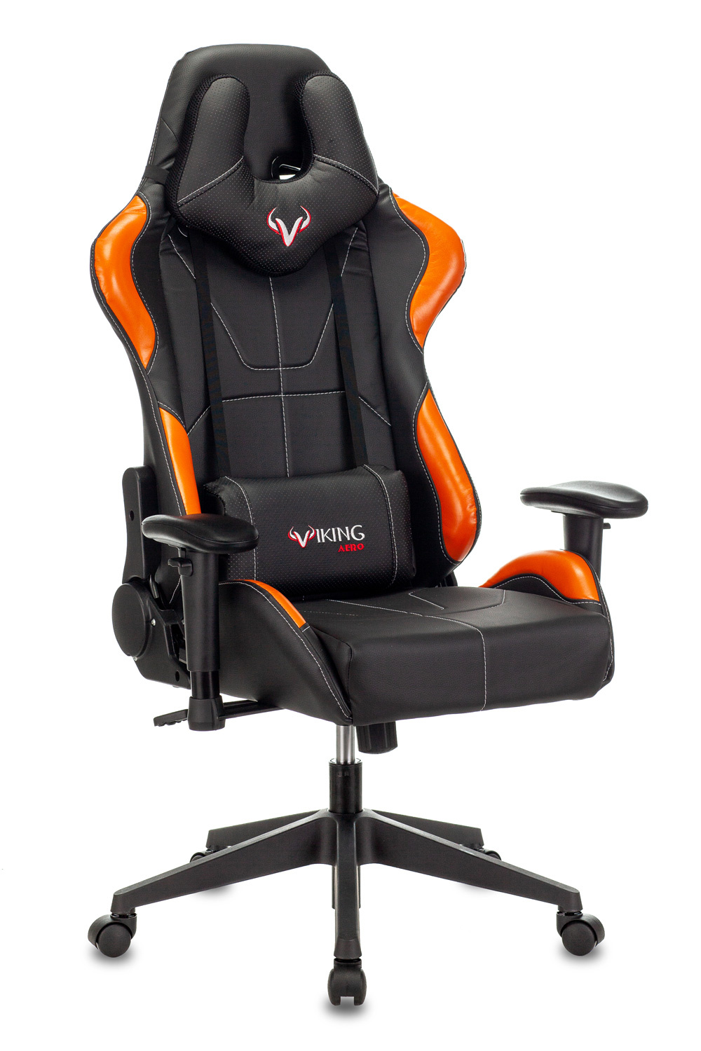 Кресло игровое ZOMBIE VIKING 5 AERO, оранжевый/черный [viking 5 aero orange]