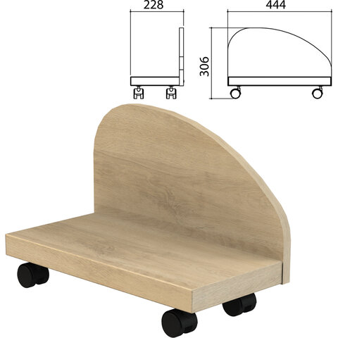 Подставка под системный блок Приоритет, 228х444х306 мм, кронберг, К-929